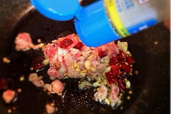 肉末炒豆角的做法图解4