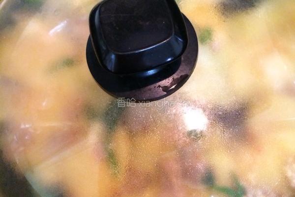 土豆片炒豆瓣肉丁的做法图解9