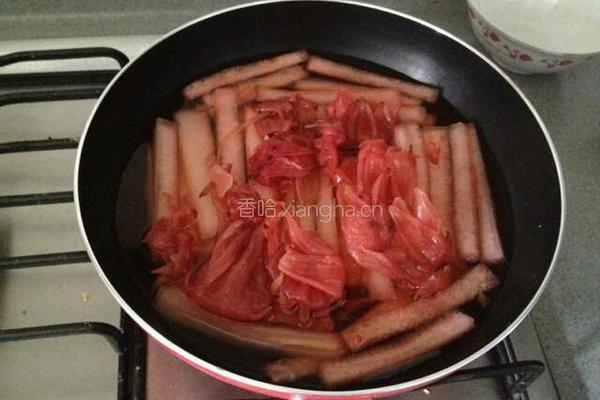 胭脂冬瓜的做法图解2
