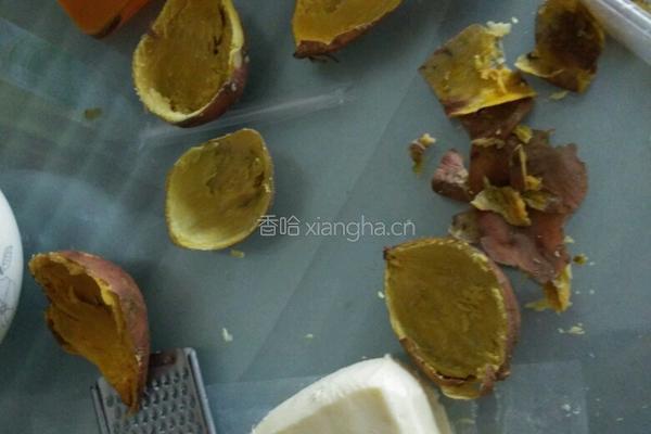 芝士焗蜂蜜薯蓉的做法图解2