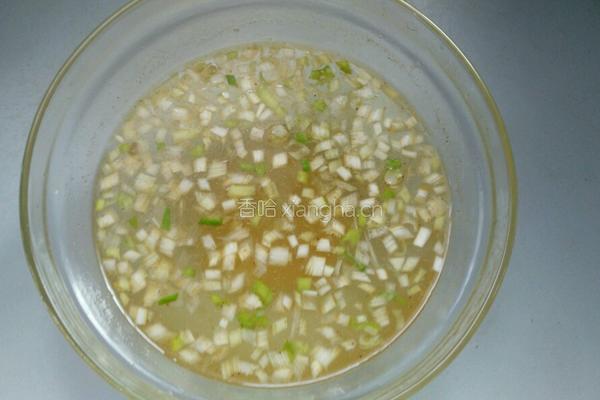 简便葱花面的做法图解2