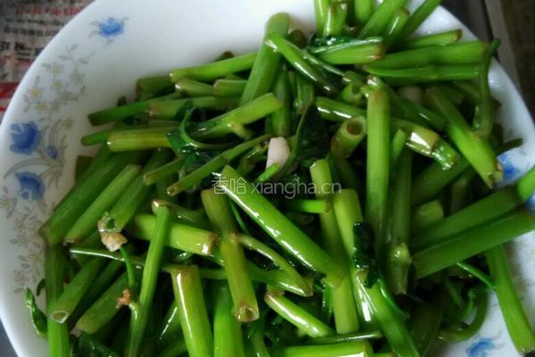 炒空心菜的做法图解4