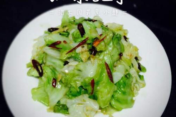 手撕包菜的做法图解6