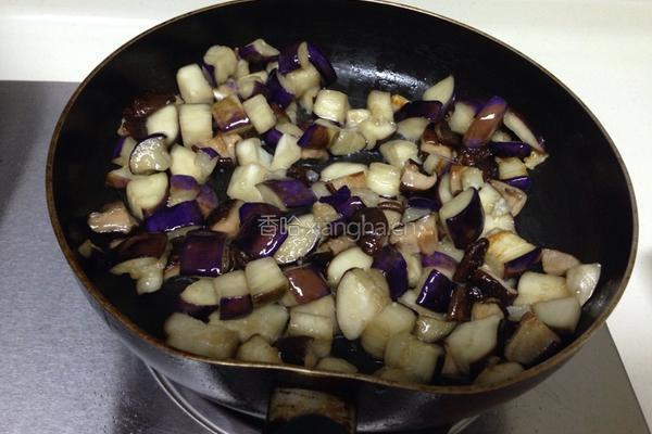 香菇肉末茄子的做法图解7