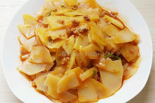 番茄酱肉沫炒土豆片的做法图解8