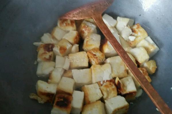 煎豆腐的做法图解3