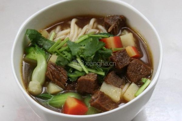 红烧牛肉面的做法图解11
