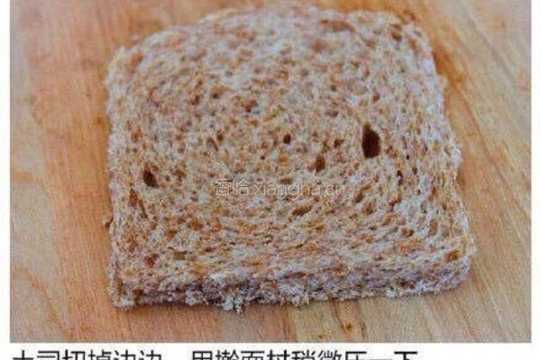 火腿青豆土司杯的做法图解2