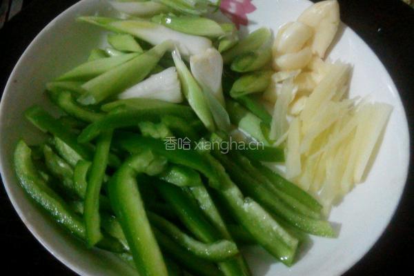 菜椒炒猪肚丝的做法图解3