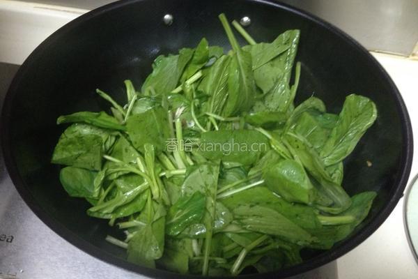 虾米小油菜的做法图解6
