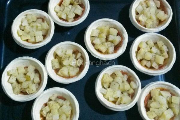火腿土豆芝士挞的做法图解5