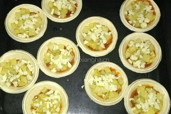 火腿土豆芝士挞的做法图解6