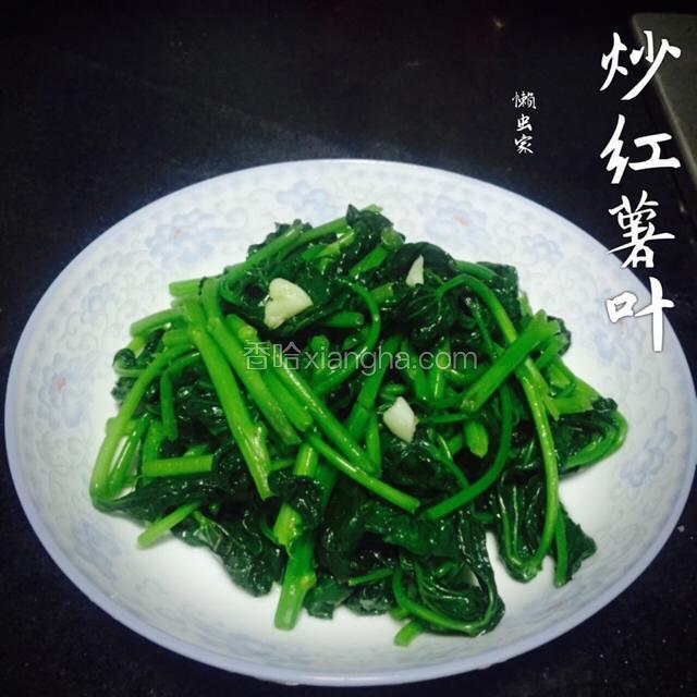 清炒红薯叶