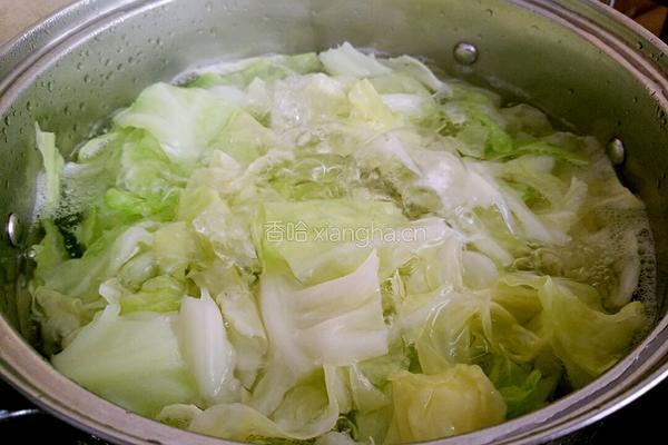 手撕圆白菜的做法图解3