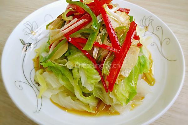 手撕圆白菜的做法图解11