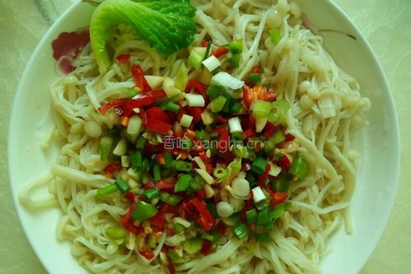 凉拌金针菇的做法图解6