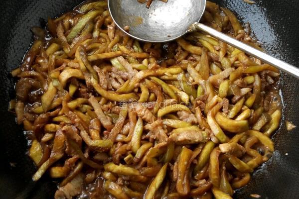 酱炒茄子的做法图解6