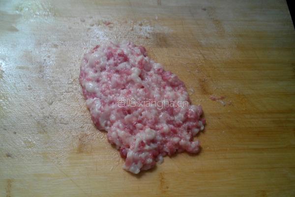 肉沫豆腐丸的做法图解1
