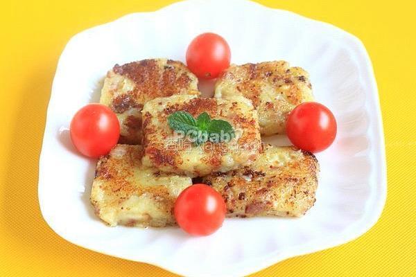 土豆培根饼。的做法图解8