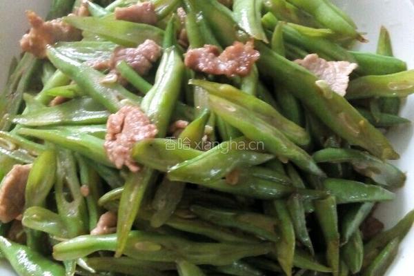 四季豆炒肉的做法图解7