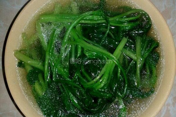 青菜汤的做法图解4