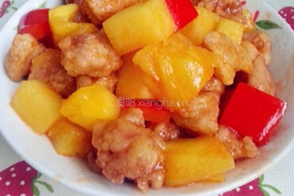 菠萝咕噜肉的做法图解7