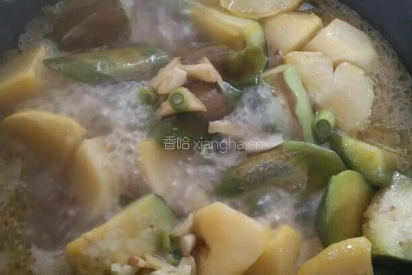 土豆炖茄子的做法图解6