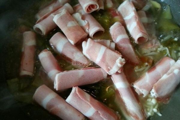 酸菜肥牛的做法图解7