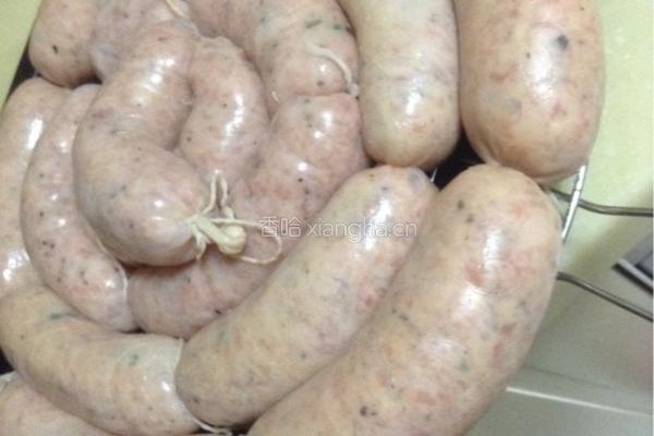 自制德式纽伦堡风味猪肉肠的做法图解4