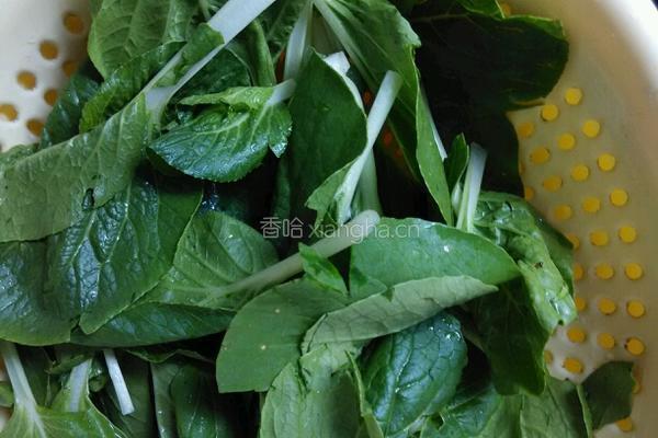 凤尾菇青菜蛋花汤的做法图解2