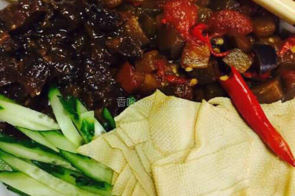 香菇丁茄丁拌面的做法图解8