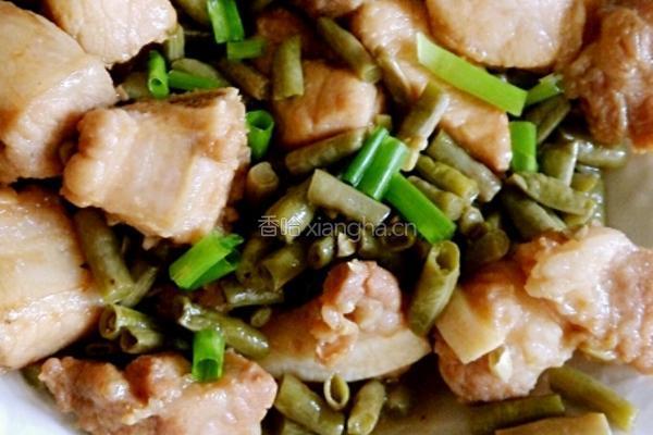 排骨炒酸豆角的做法图解3