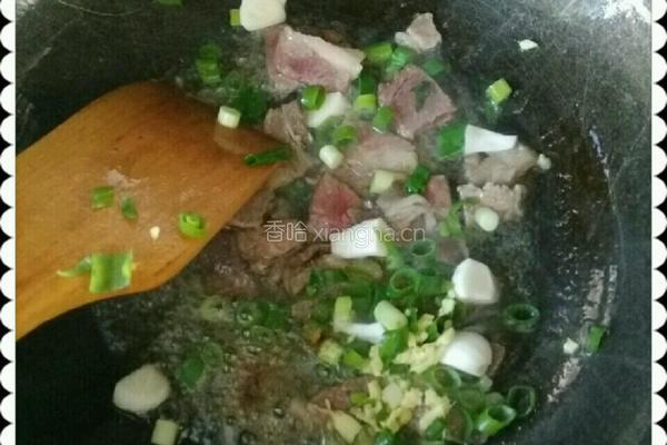 扁豆角炒香菇牛肉的做法图解10