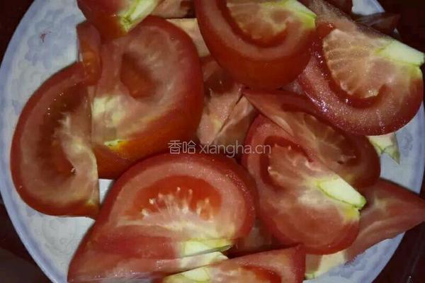 养颜番茄肉片的做法图解1