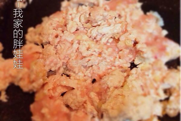 咸菜鸡肉包的做法图解3