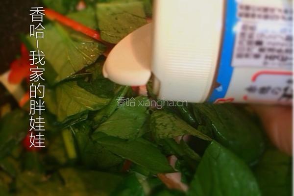 黄油培根油菜的做法图解6