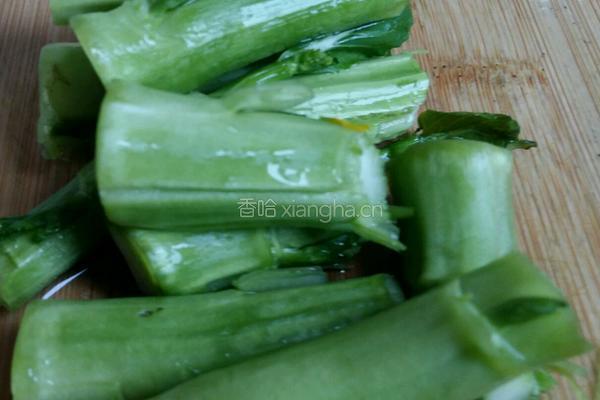 蒜蓉宁夏菜心的做法图解6