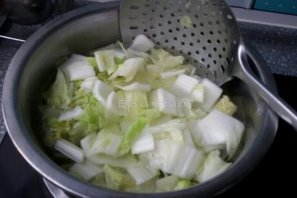 醋溜大白菜的做法图解3