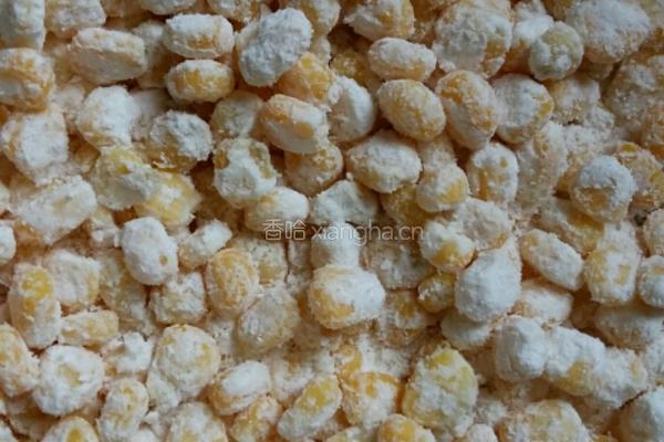 奶香玉米烙的做法图解4