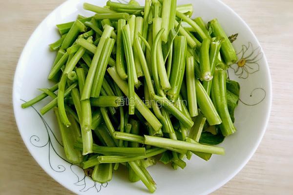 蒜蓉空心菜的做法图解2