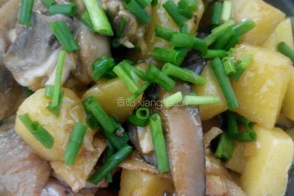 香菇土豆焖鸡的做法图解9