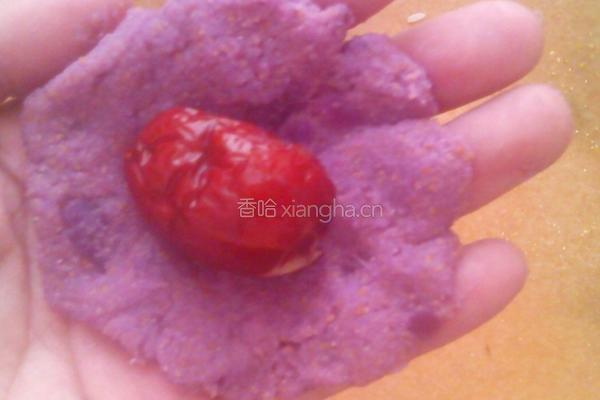 红枣紫薯球的做法图解6