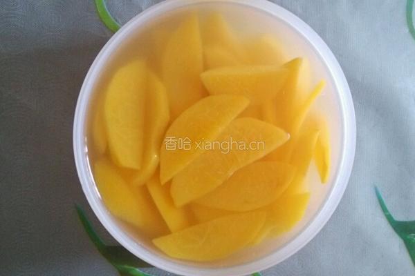 自制黄桃罐头的做法图解3