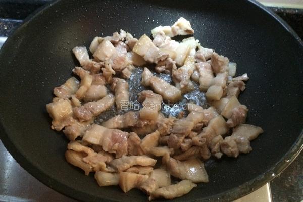 肉扁四季豆的做法图解3