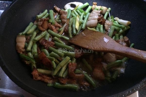 肉扁四季豆的做法图解4