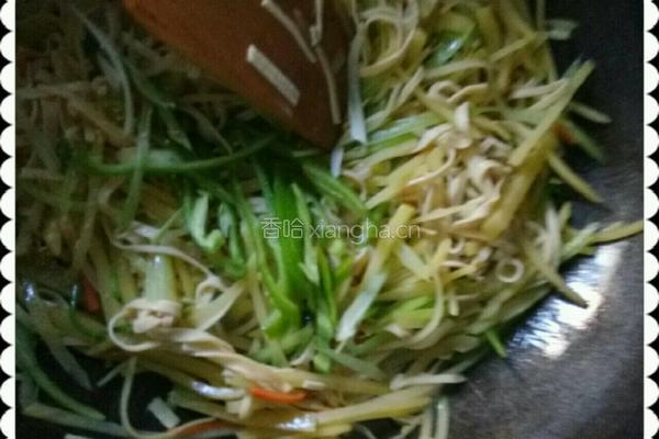 干豆付炒土豆丝的做法图解8