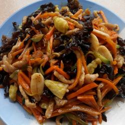 姑且叫做鱼香肉丝吧的做法[图]
