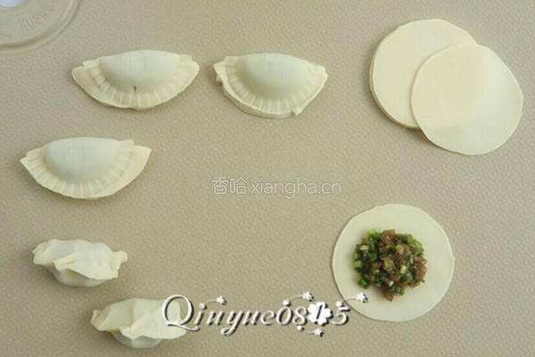 韭菜饺子的做法图解5