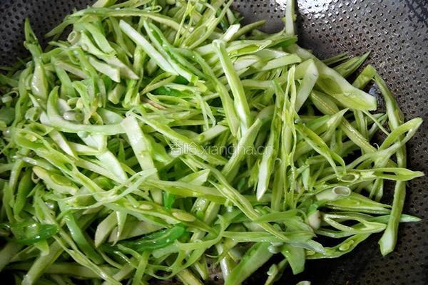 清炒扁豆角的做法图解5