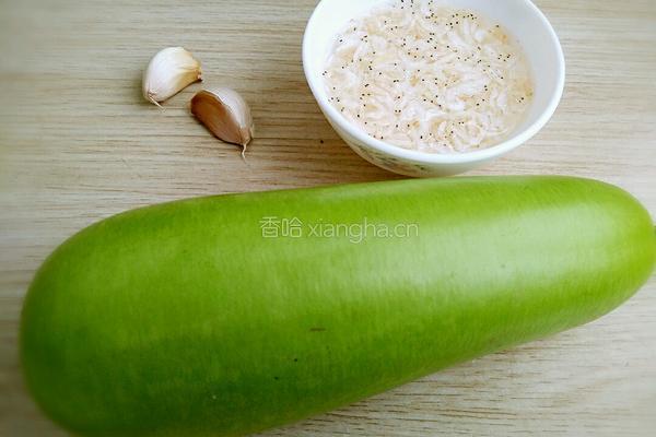 虾皮炒瓠瓜的做法图解1